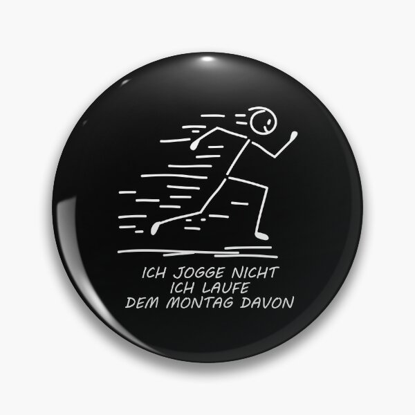 Item preview, I'm running away from Monday - funny stick figure designed and sold by SaSe-Design.