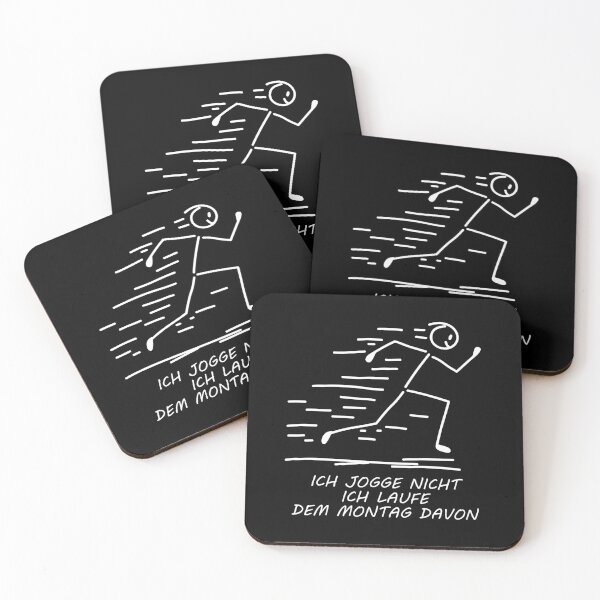 Item preview, I'm running away from Monday - funny stick figure designed and sold by SaSe-Design.