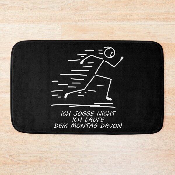 Item preview, I'm running away from Monday - funny stick figure designed and sold by SaSe-Design.