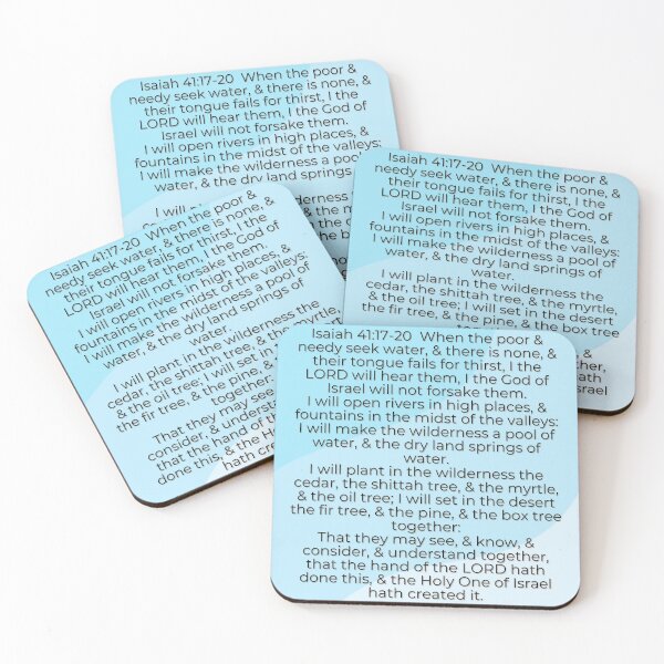 Item preview, Isaiah 41:17-20 designed and sold by Undonemadenew.