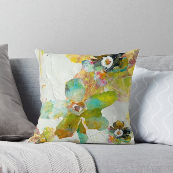 Artikelvorschau, Sonnenschein bringt die Blumen – Gelbe Blumencollage entworfen und verkauft von KATHLEEN TENNANT ART.