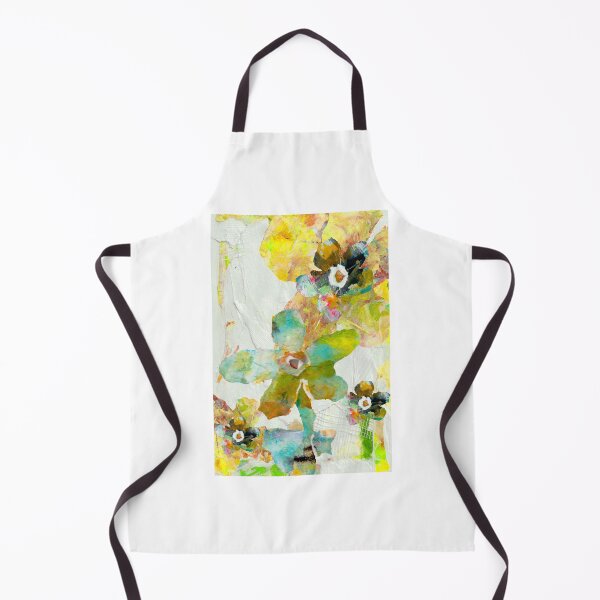 Item preview, Sunshine Brings The Flowers - Yellow Floral Collage Art designed and sold by KATHLEEN TENNANT ART.