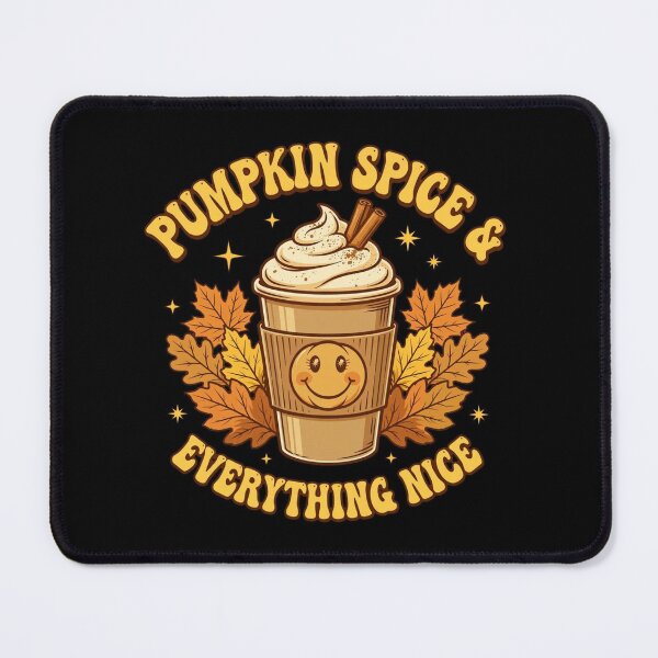 Item preview, Pumpkin Spice & Everything Nice Retro Smiley Coffee – Cozy Fall Vibe designed and sold by SDKENERGY.