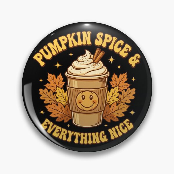 Item preview, Pumpkin Spice & Everything Nice Retro Smiley Coffee – Cozy Fall Vibe designed and sold by SDKENERGY.