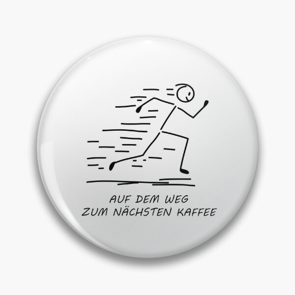 Item preview, On the way to the next coffee - funny stick figure designed and sold by SaSe-Design.