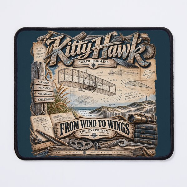 Item preview, Kitty Hawk From Wind to Wings designed and sold by The Coastal Route.