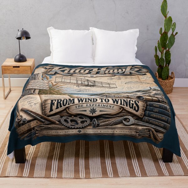 Item preview, Kitty Hawk From Wind to Wings designed and sold by The Coastal Route.