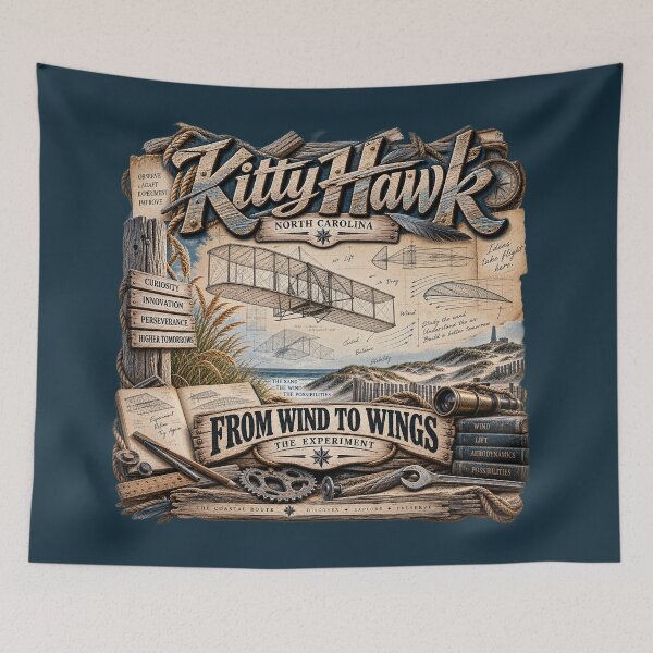 Item preview, Kitty Hawk From Wind to Wings designed and sold by The Coastal Route.