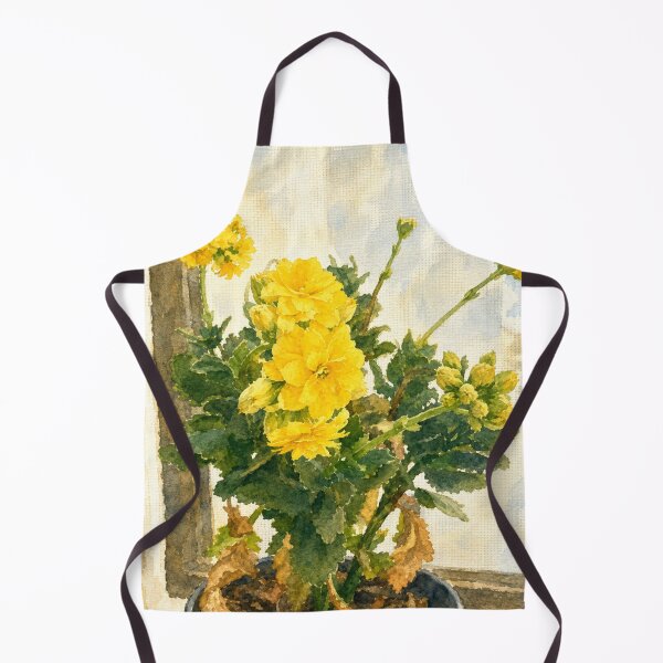 Item preview, Yellow flowers on the balcony designed and sold by Carol-arts-.
