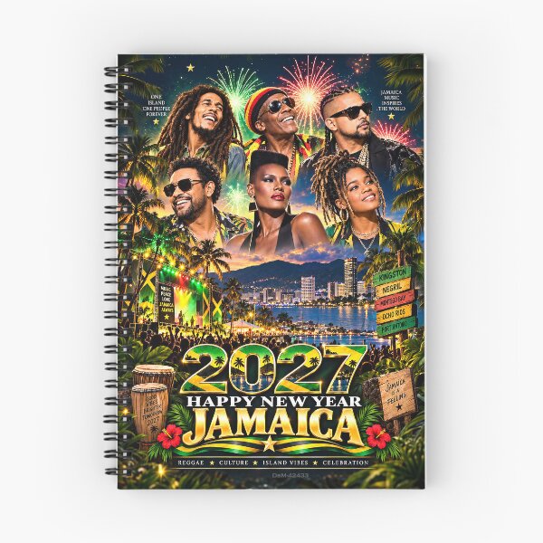 Item preview, 2027 HAPPY NEW YEAR - JAMAICA - 9 MILES - KINGSTON, MONTEGO BAY  designed and sold by DBM Photo Art 1.