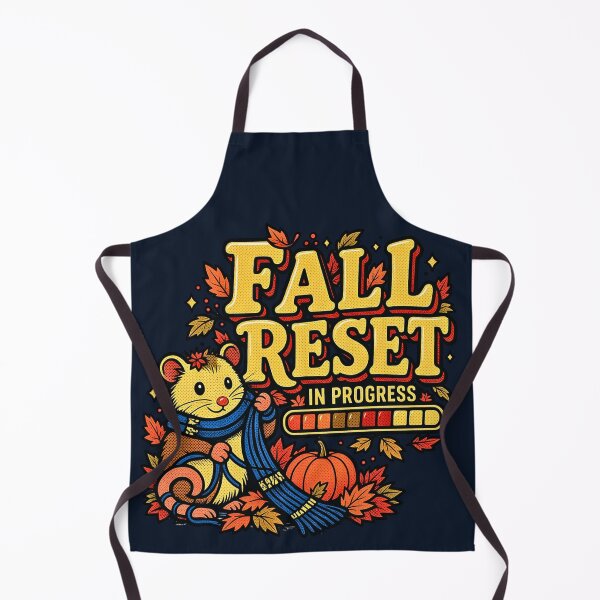 Item preview, Retro Fall Reset Hamster Graphic designed and sold by TrinovaCreates.