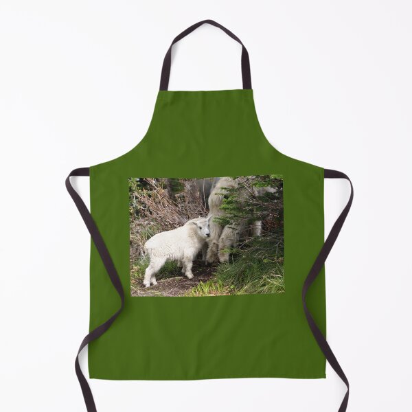 Item preview, Cute Baby Mountain Goat Following Mom designed and sold by CarolM.