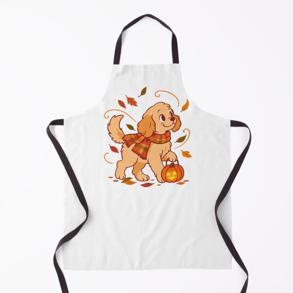 Item preview, Autumn Dog Pumpkin Walk designed and sold by LuveraxArt.