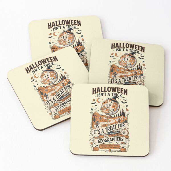 Item preview, Halloween isn't a trick... It's a treat for geographers - Halloween for geographers designed and sold by ParadoxParadox.