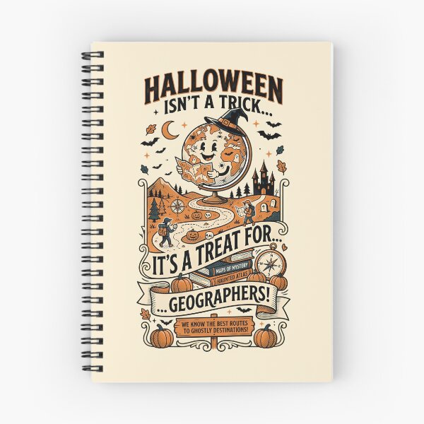 Item preview, Halloween isn't a trick... It's a treat for geographers - Halloween for geographers designed and sold by ParadoxParadox.