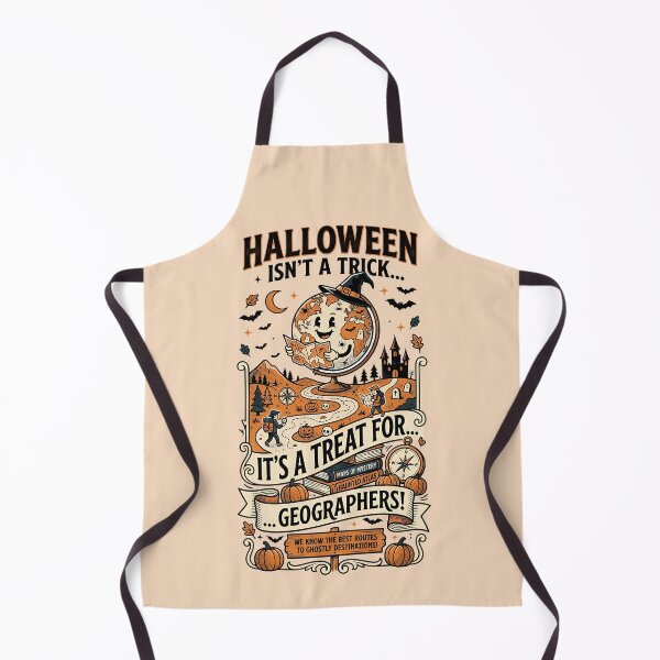 Item preview, Halloween isn't a trick... It's a treat for geographers - Halloween for geographers designed and sold by ParadoxParadox.