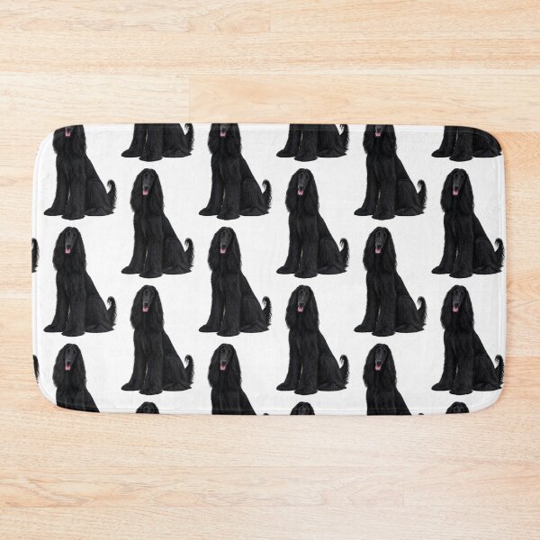 Item preview, Black Afghan Hound Dog designed and sold by BackgroundND.