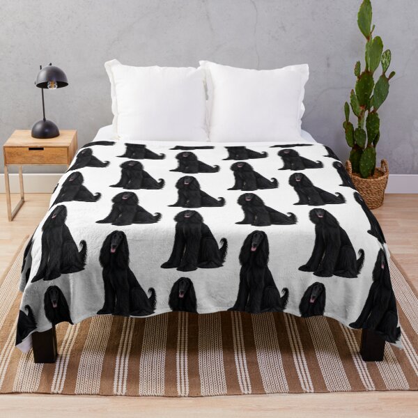 Item preview, Black Afghan Hound Dog designed and sold by BackgroundND.