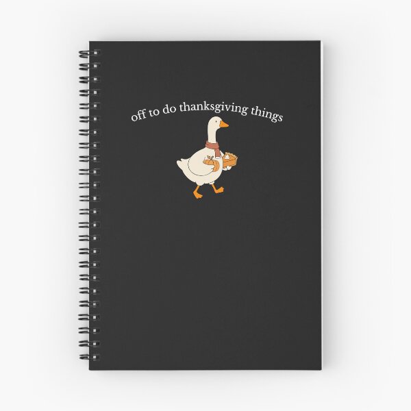 Item preview, Off to Do Thanksgiving Things Funny Goose Humor designed and sold by FreshVibe Prints.