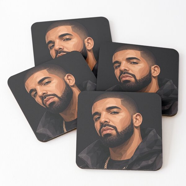 Item preview, Drake OVO Rapper Music Portrait Art designed and sold by LEGENDS ICONART GALLERY.