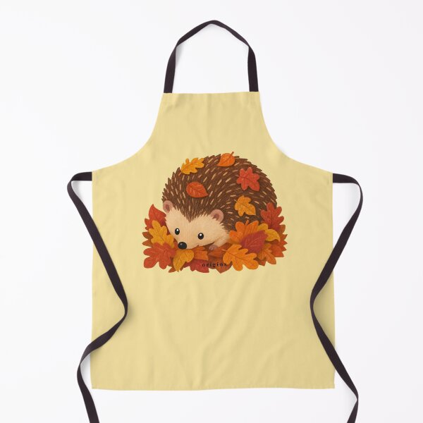 Item preview, Cute Autumn Hedgehog in Fallen Leaves – Woodland Cottagecore Art designed and sold by ORIGINS LINES.