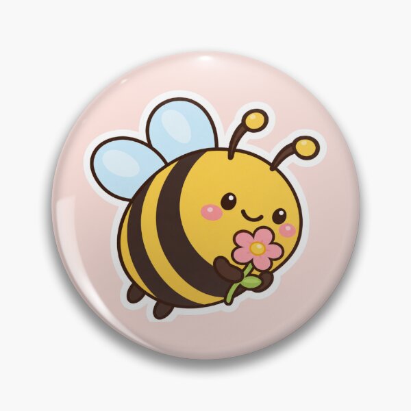 Item preview, Busy Bee Character Cute Sticker Design designed and sold by Inkworksbyshery.