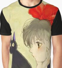 Kiki's Delivery Service Artwork Graphic T-Shirt