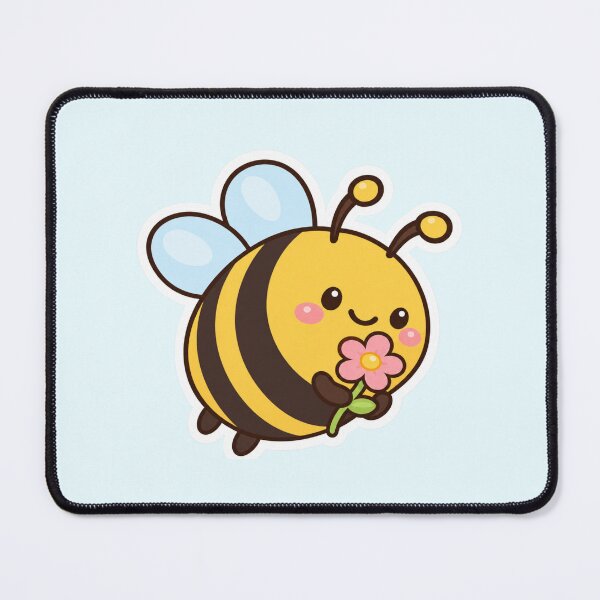 Item preview, Busy Bee Character Cute Sticker Design designed and sold by Inkworksbyshery.
