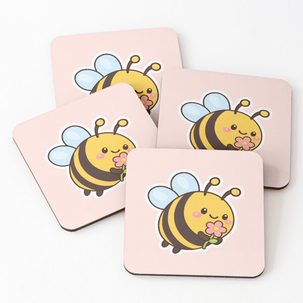 Item preview, Busy Bee Character Cute Sticker Design designed and sold by Inkworksbyshery.