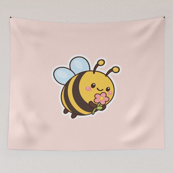 Item preview, Busy Bee Character Cute Sticker Design designed and sold by Inkworksbyshery.