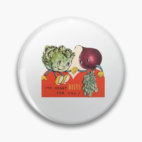 Item preview, My heart Beets for you vintage valentines day designed and sold by shortandsweet1.