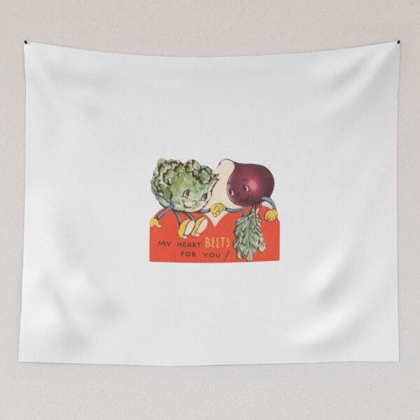 Item preview, My heart Beets for you vintage valentines day designed and sold by shortandsweet1.