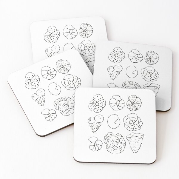 Item preview, Foraminifera 3x3 (transparent) designed and sold by GeolgyMez.Hamish.