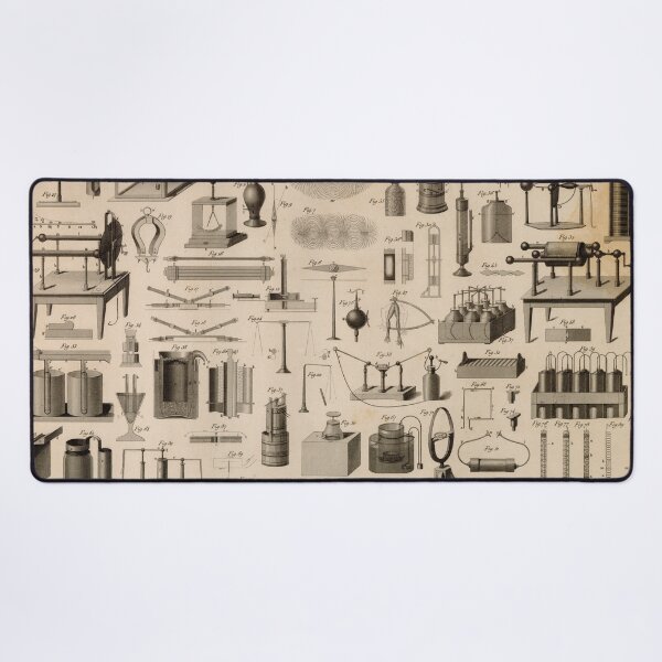 Item preview, Scientific Apparatus Reference Plate – Electricity and Magnetism Experiments designed and sold by KawaiiDesigns26.