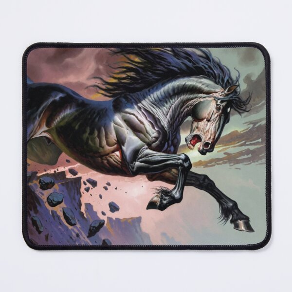 Item preview, The Black Steed's Bound over Broken Ground designed and sold by SabaMirzique.