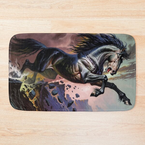 Item preview, The Black Steed's Bound over Broken Ground designed and sold by SabaMirzique.