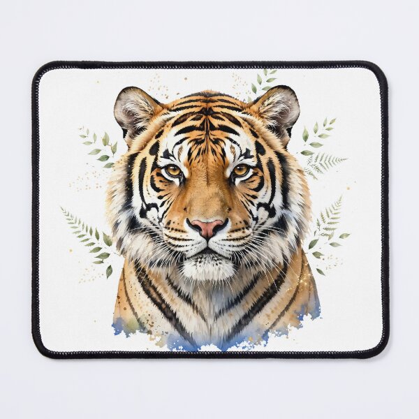 Item preview, Mystical Majestic Tiger Watercolor Art designed and sold by DansStoreD23.