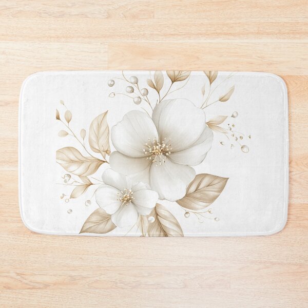 Item preview, Vintage Magnolia Floral Tee | Neutral Botanical Shirt, Soft Beige Flower Design designed and sold by VaneDesings.
