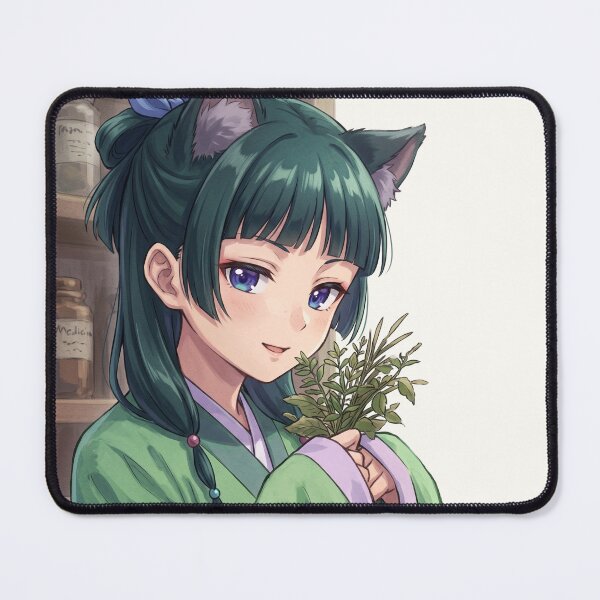 Item preview, Catgirl Apothecary Girl // Anime Illustration - Botanical Garden Chinese Anime Fantasy Art designed and sold by Astraphyllia.