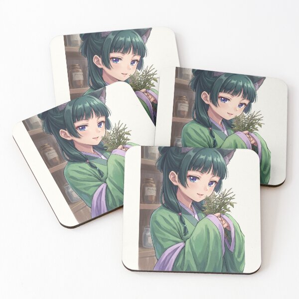 Item preview, Catgirl Apothecary Girl // Anime Illustration - Botanical Garden Chinese Anime Fantasy Art designed and sold by Astraphyllia.