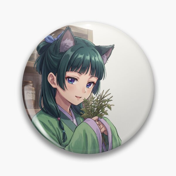 Item preview, Catgirl Apothecary Girl // Anime Illustration - Botanical Garden Chinese Anime Fantasy Art designed and sold by Astraphyllia.