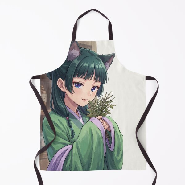 Item preview, Catgirl Apothecary Girl // Anime Illustration - Botanical Garden Chinese Anime Fantasy Art designed and sold by Astraphyllia.