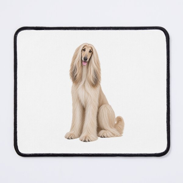 Item preview, Cream White Afghan Hound Dog designed and sold by BackgroundND.