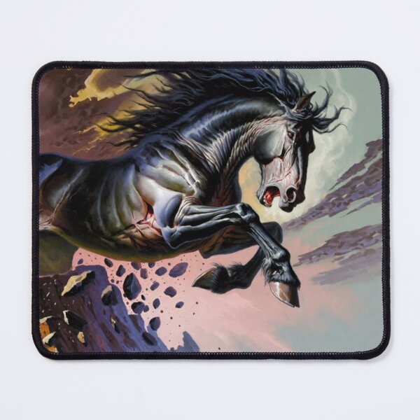 Item preview, The Black Steed's Bound over Broken Ground (V2) designed and sold by SabaMirzique.