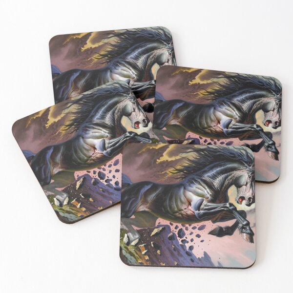 Item preview, The Black Steed's Bound over Broken Ground (V2) designed and sold by SabaMirzique.