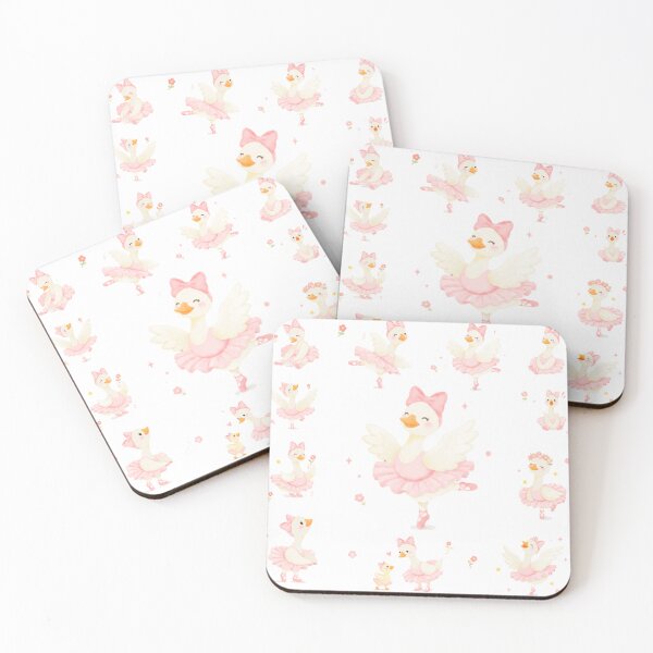 Item preview, Whimsical Pink Ballet Geese designed and sold by HumTumMe.