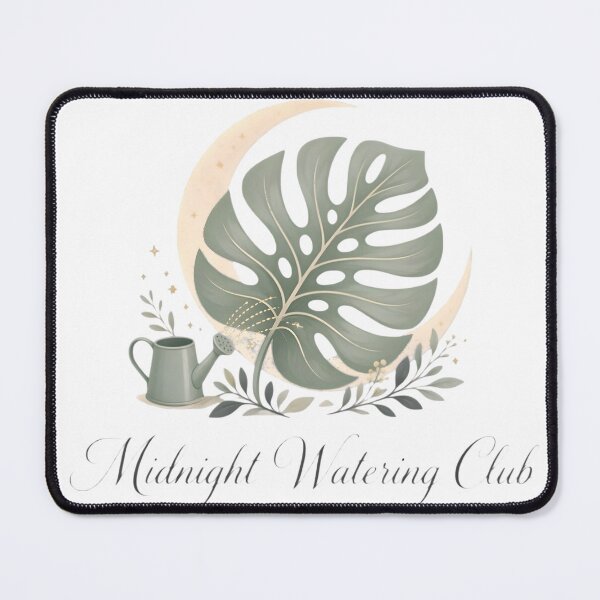 Item preview, Midnight Watering Club — Cozy Plant Parent Botanical Art designed and sold by Sadanova.