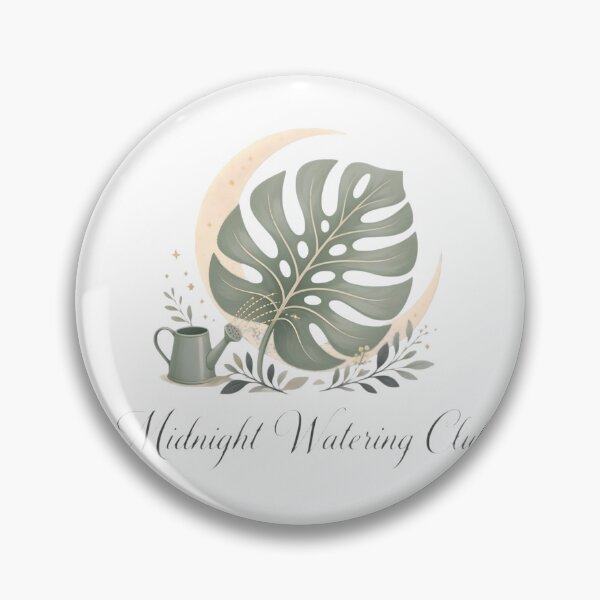 Item preview, Midnight Watering Club — Cozy Plant Parent Botanical Art designed and sold by Sadanova.