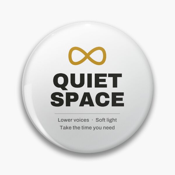 Item preview, Quiet Space Sensory Friendly Room Sign designed and sold by HadeelStore.