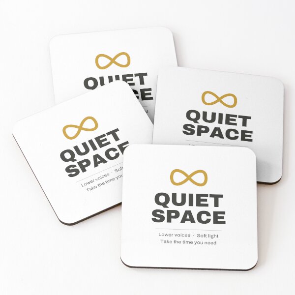 Item preview, Quiet Space Sensory Friendly Room Sign designed and sold by HadeelStore.